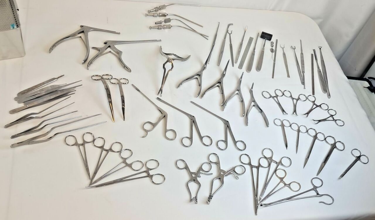 WECK w/Sterilization Tray 58 Pc Nasal Set ENT