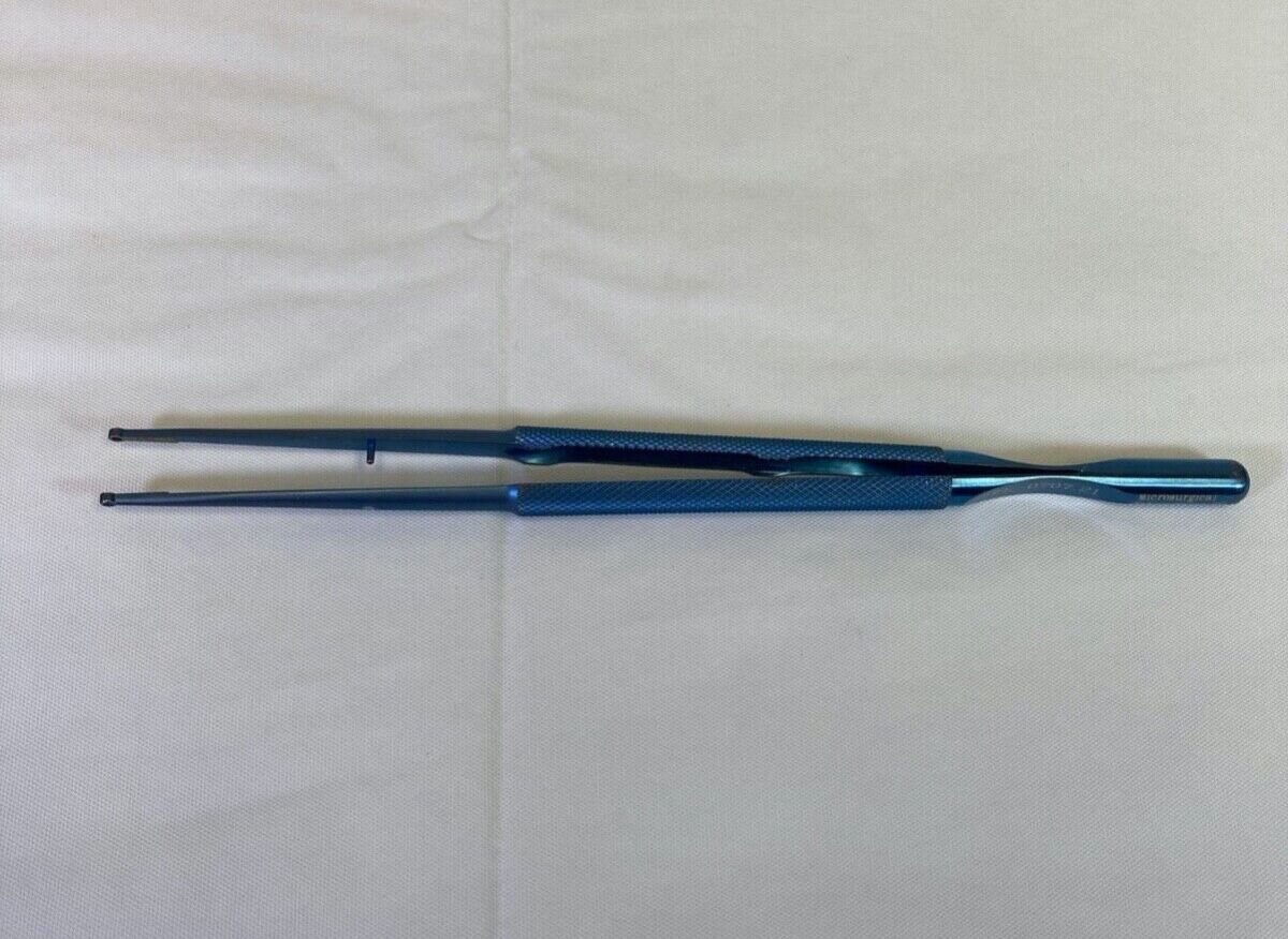 MICROSURGICAL LABS FL0707.21 Wexler Ring Tip 2.5mm Forceps Ti T/C 7.25" Neuro — photo 1