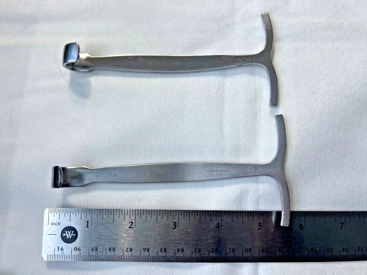 ZIMMER 3066-05 Smillie Angled Retractors T-Handle 5-1/2" L - lot of 2 — photo 4