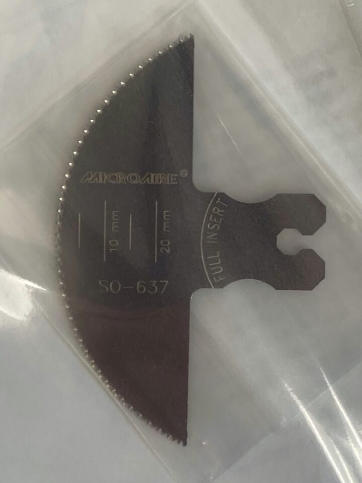 MICRO-AIRE SO-637 Sternum Saw Blade 80mmX28mmX1mm — photo 4