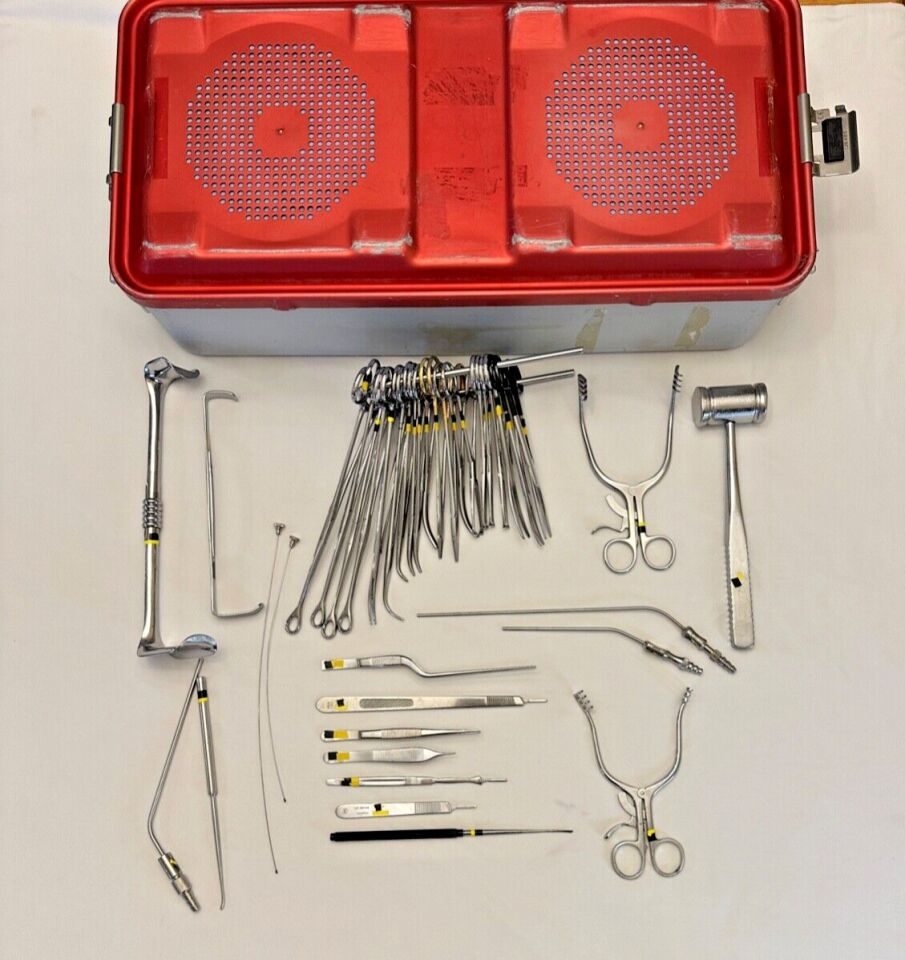 VARIOUS  V. Mueller Boss Jarit 40 Piece  Posterior Lumbar LLIF Lateral Neuro Spine Tray