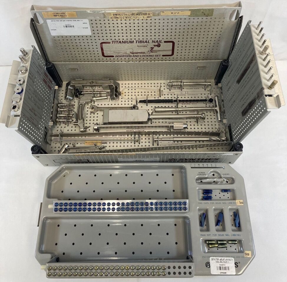 SYNTHES Various TI Tibial Nail Insertion and Locking Set — photo 2
