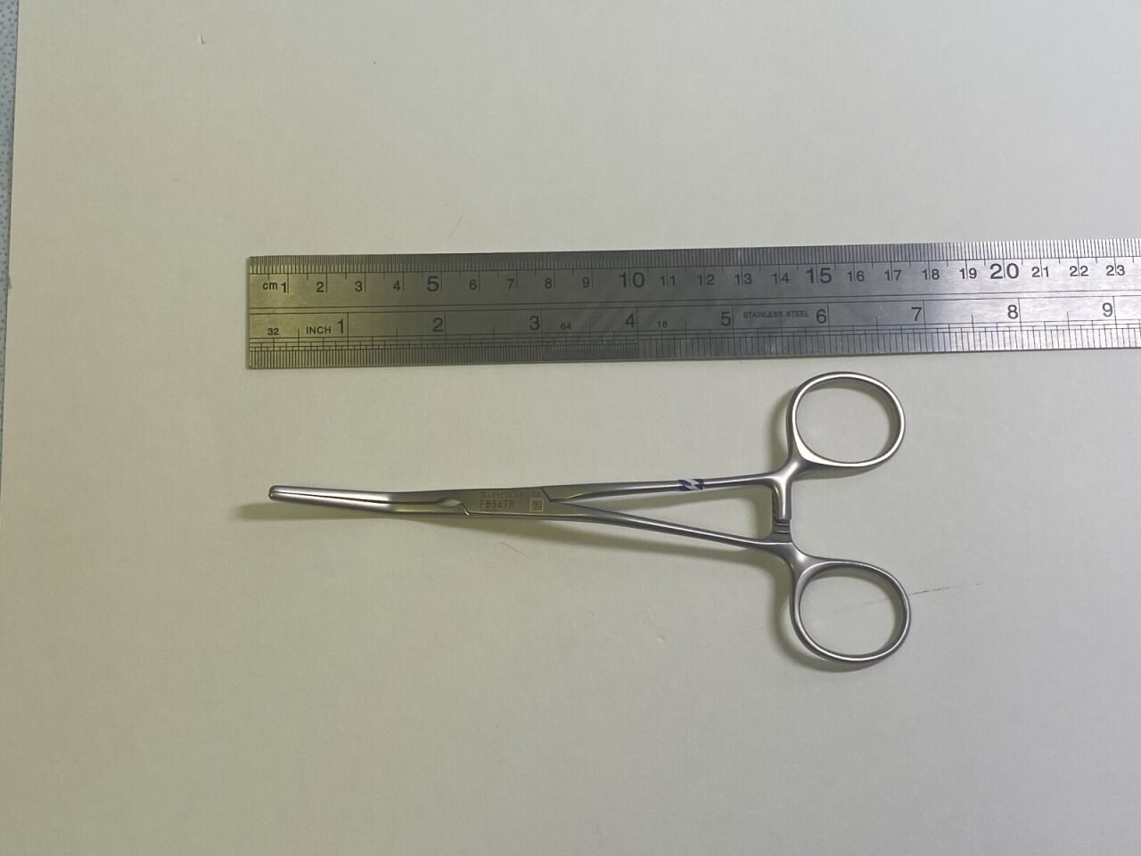 AESCULAP FB567R DeBakey Tangential Occlusion Clamp Curved — photo 7