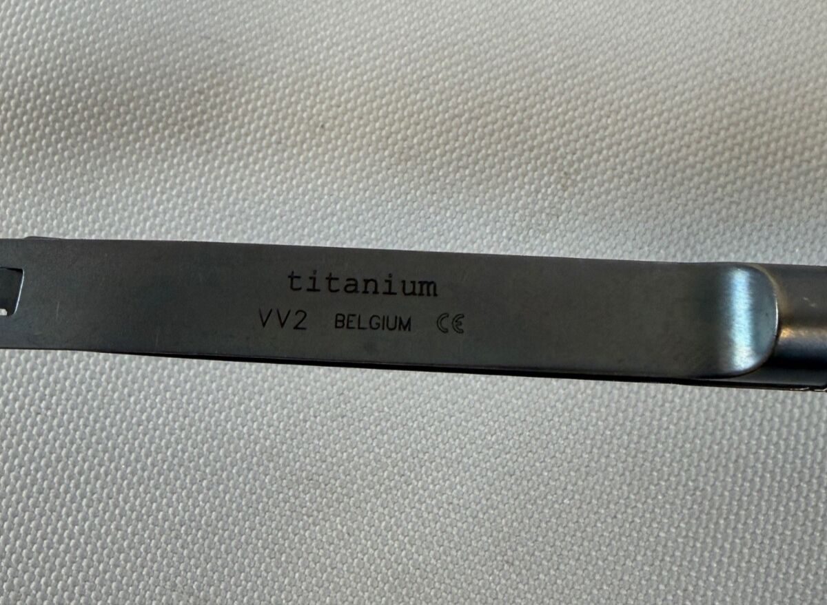 PILLING WECK 359345 Titanium Micro TC Needle Holder 1.1mm Jaw wLock 6" Neuro CVT — photo 2