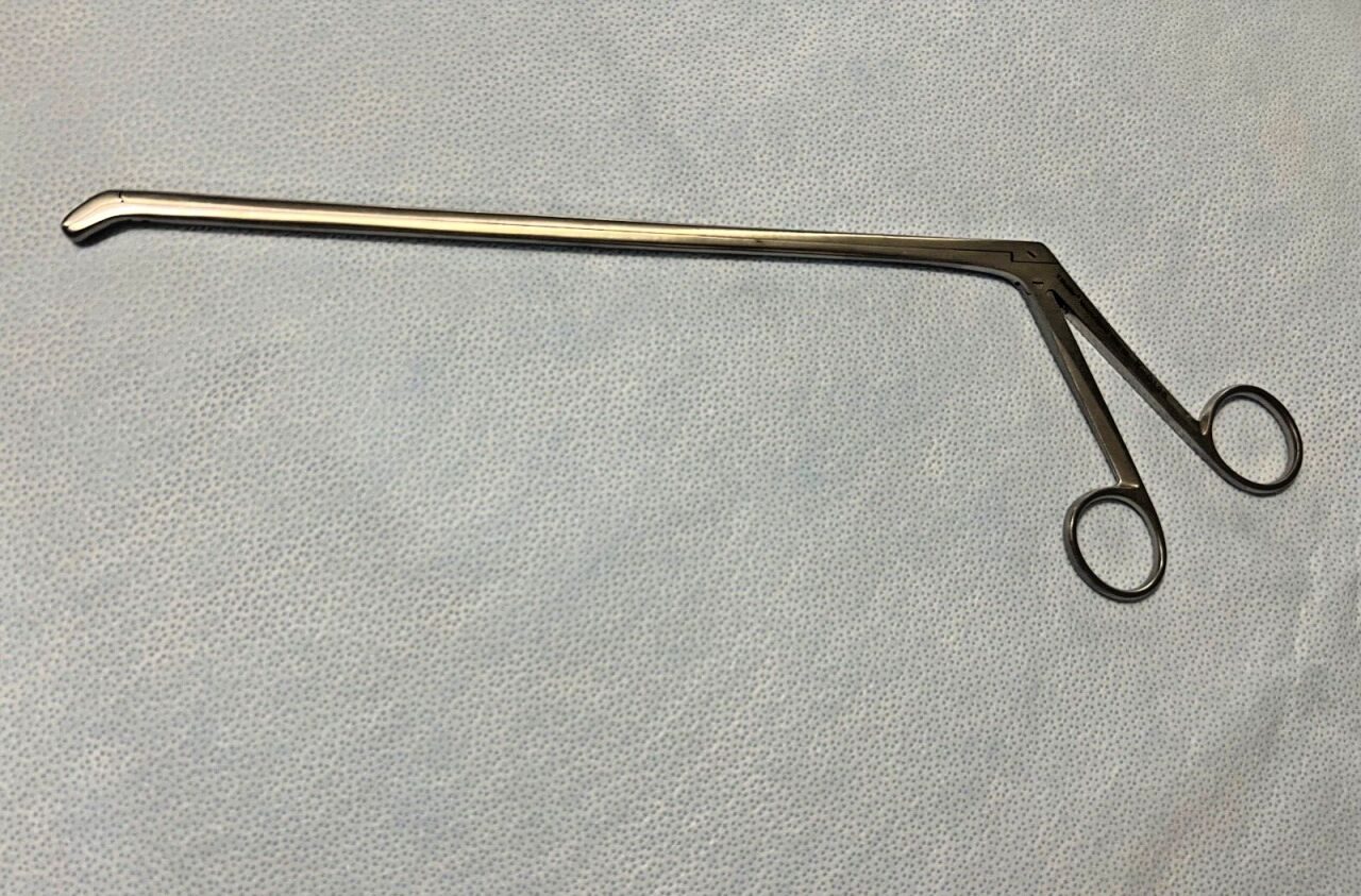 V. MUELLER K-0196 Love-Gruenwald 5mm X 10mm Rongeur Scoop Down-Cut Jaws — photo 1