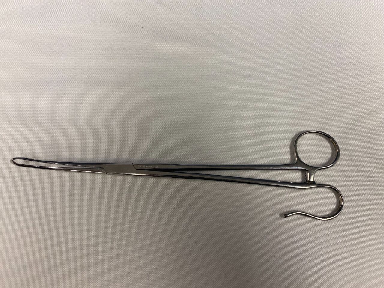 SKLAR  White Tonsil Seizing Forceps Curved Jaw