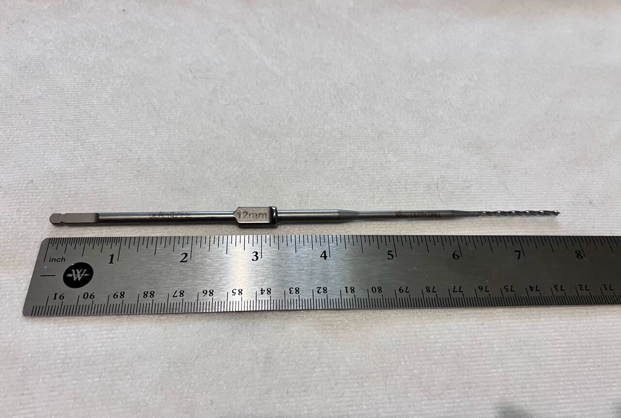 SYNTHES 2883-01-112 Fixed Depth Spinal Drill 12mm — photo 2