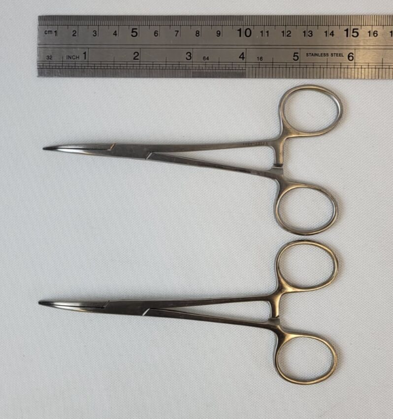 JARIT 106-121 Curved Crile Artery Forceps Serrated Jaws — photo 8