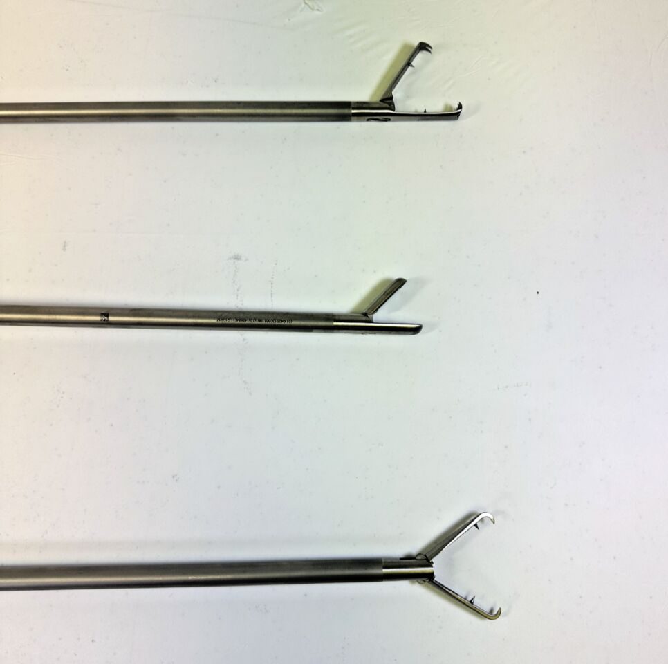 BLUE ENDO  Laparoscopic 13mm Biopsy Spoon & Tenaculum Forceps Set — photo 2