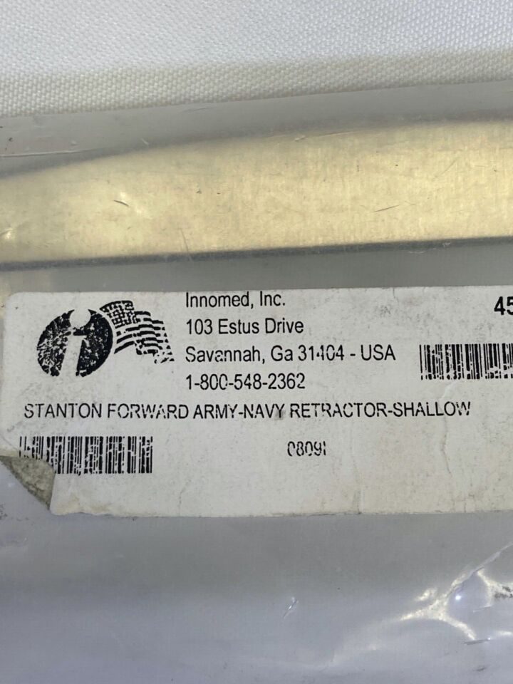 INNOMED 4515-01 Stanton Forward Army-Navy Retractor Shallow — photo 2