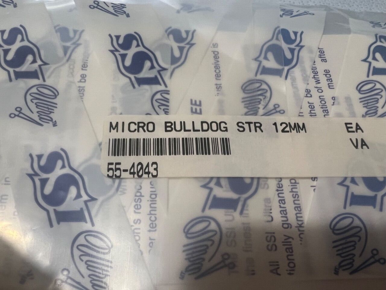 SSI ULTRA 55-4043 Straight Micro Bulldog Clamp 12mm X 2" Length — photo 2