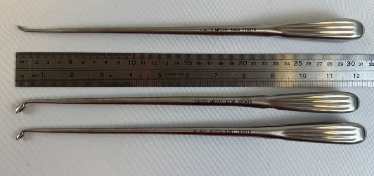 MEDFIX 12" Forward Angled & Reverse Angle Curette Set Centrifuge — photo 7