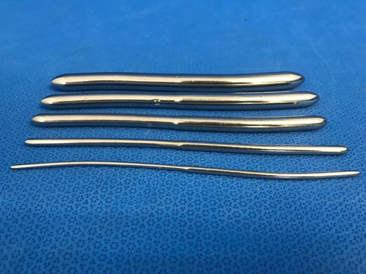 V. MUELLER Dual Ended Hegar Uterine Dilators 141312111096543 Set of 5 Dual Ended Hegar Uterine Dilators OBGYN — photo 4