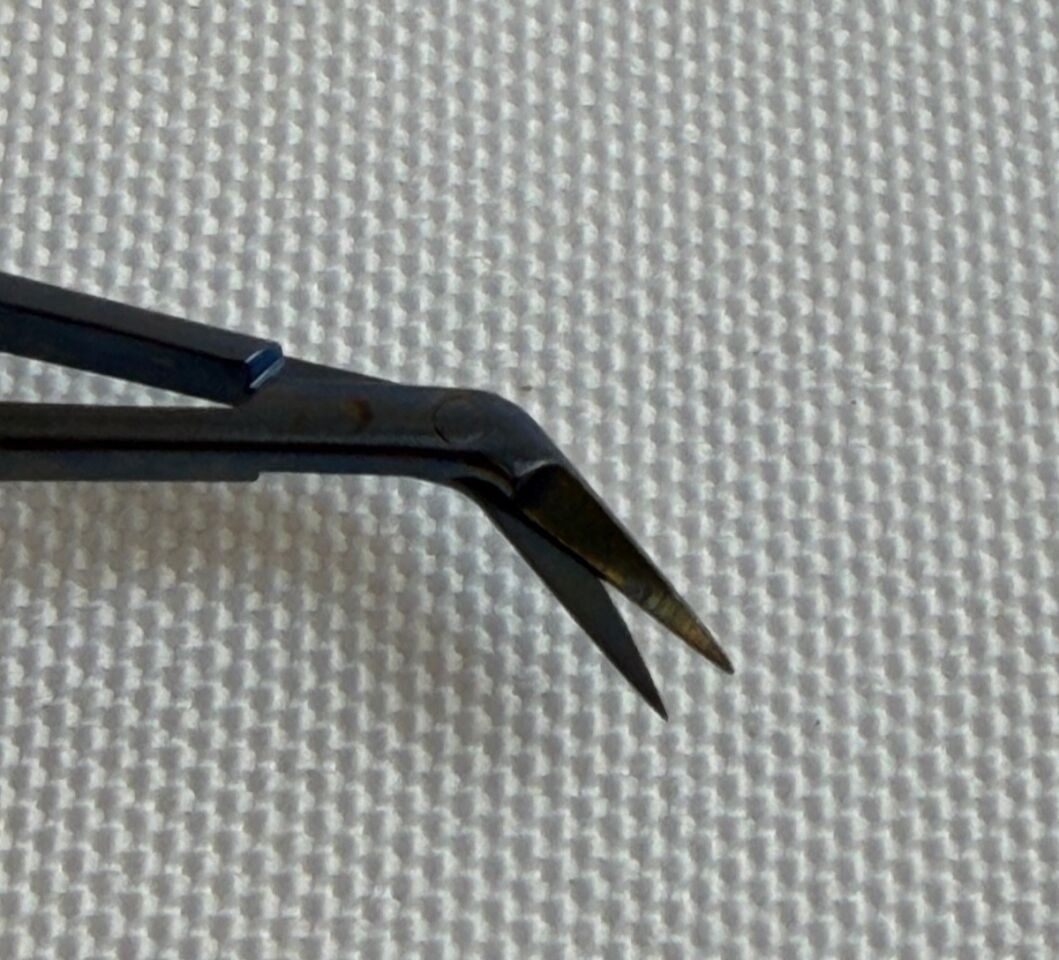 SYMMETRY 80-1854 Jones IMA Scissors Straight 6" Angled 45deg Tip Neuro Vascular — photo 5