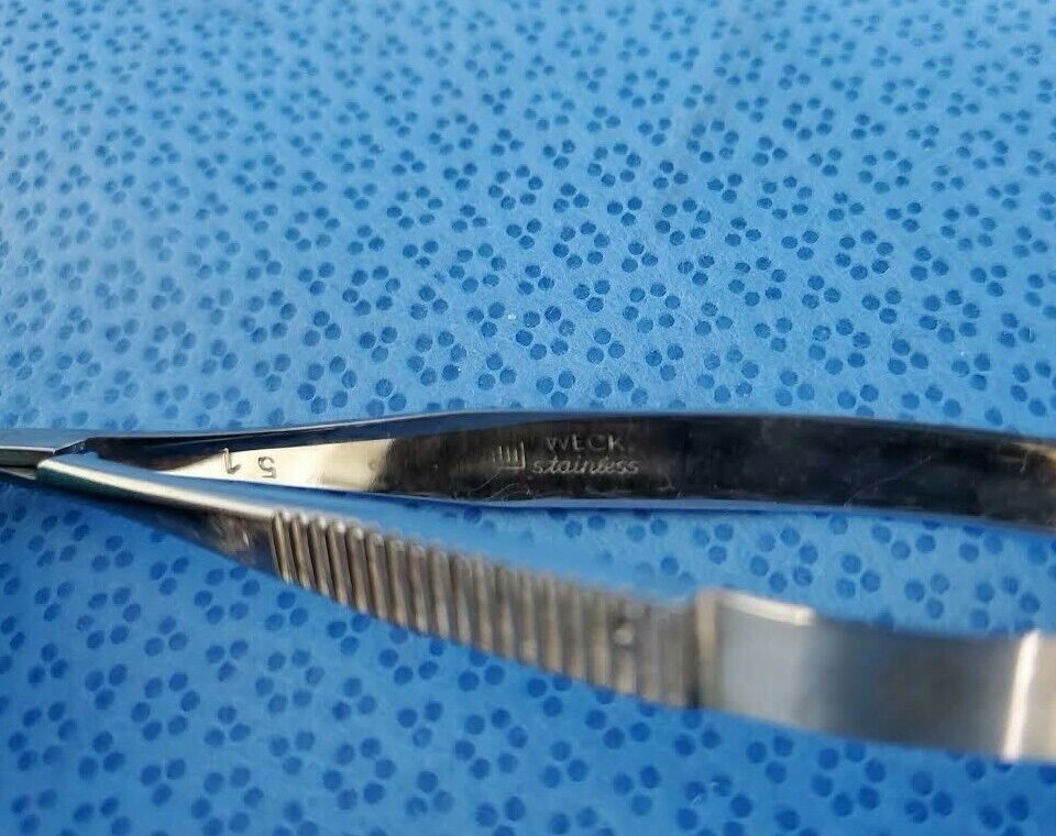 WECK PILLING  Left Curved Corneoscleral Ophthalmic Scissors — photo 3