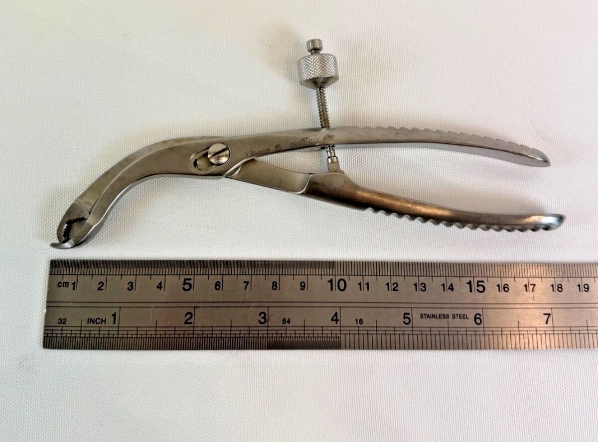 V. MUELLER OS910-010 Verbrugge Bone Holding Forceps w/ Speed Lock 7" Orthopedics — photo 6