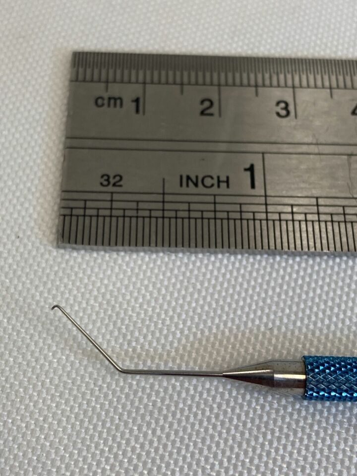 WESCOTT Rx407 Nagahara Phaco Chopper Left Hand 10mm Tip to Bend L: 114mm — photo 8