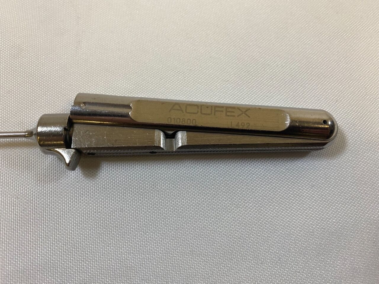 ACUFEX 10800 Cigar Handle Rotary Scissors 20deg Hooked Left — photo 2