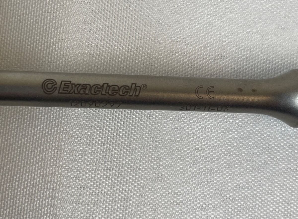 EXACTECH 301-11-06 Fixed Angle Reverse Shoulder Torque Defining Screwdriver Shaft — photo 3