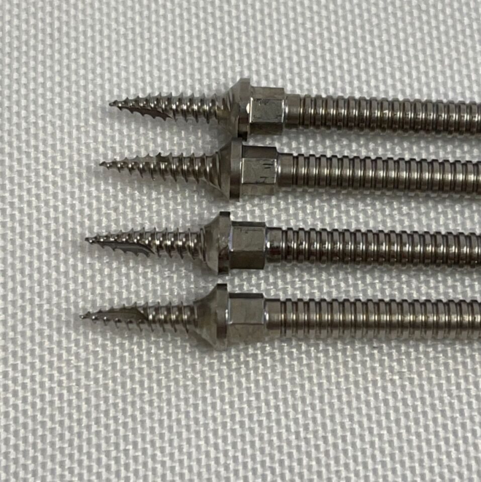 SSI ULTRA Distraction Pin 12mm 14mm 16mm 18mm Self Drilling 16 Piece Distraction Pin Set w/ Case — photo 2