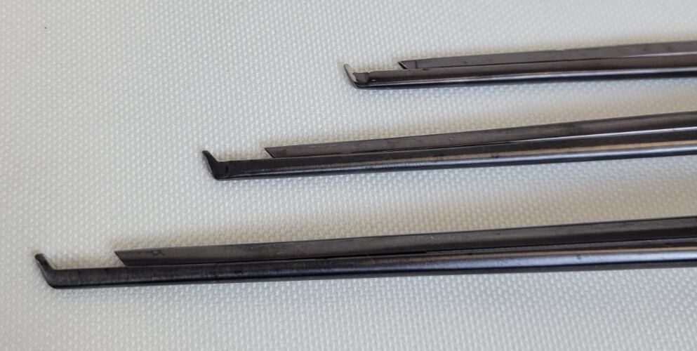RUGGLES Various Kerrison Rongeurs, 8", 40 Upward Bite Angle, With Case — photo 12