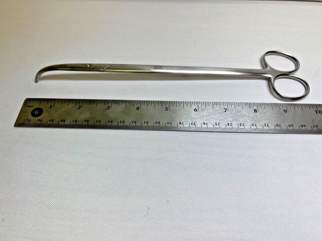SYMMETRY SURGICAL 51-2523 Thoracic Strong Curve Scissors, Round Blades, 10" L — photo 5