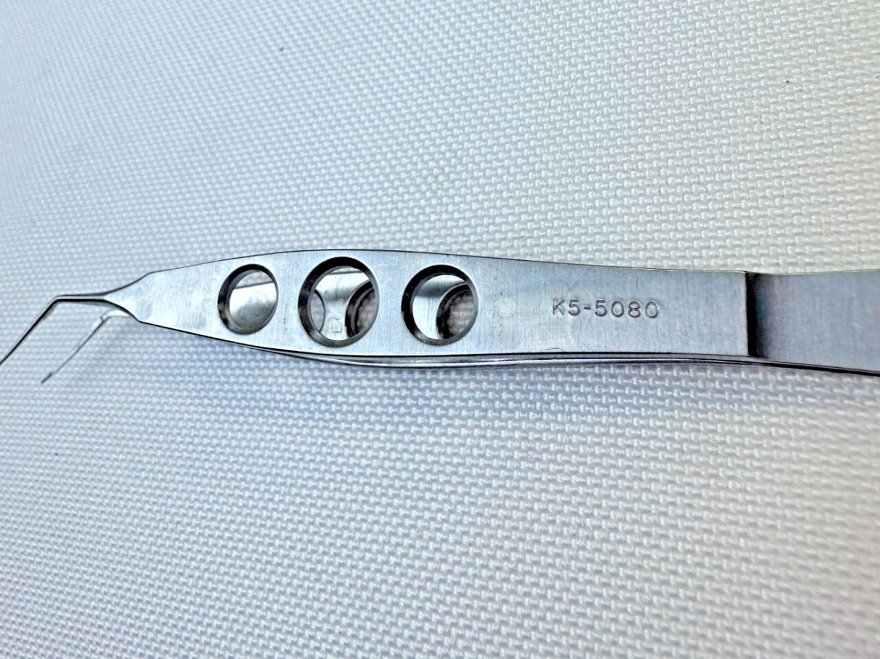 KATENA USA K5-5080 Kraff Capsule Tag Forceps Angled Shafts — photo 3