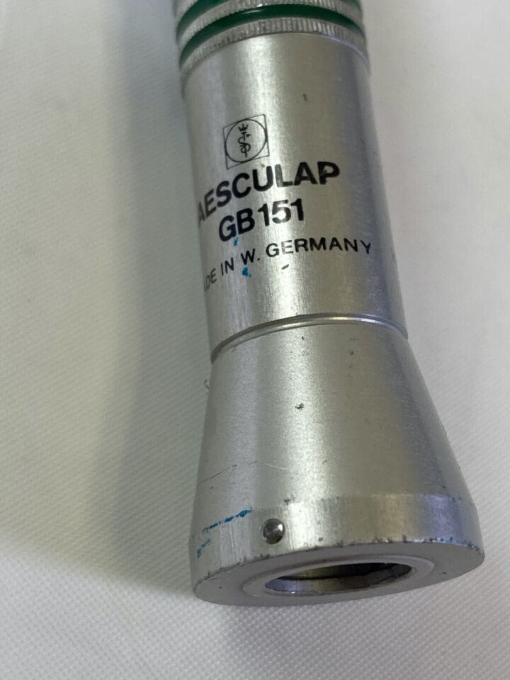 AESCULAP GB151 GB153  Micro Line Contra Angled Drill Attachment w Irrigation Port — photo 2
