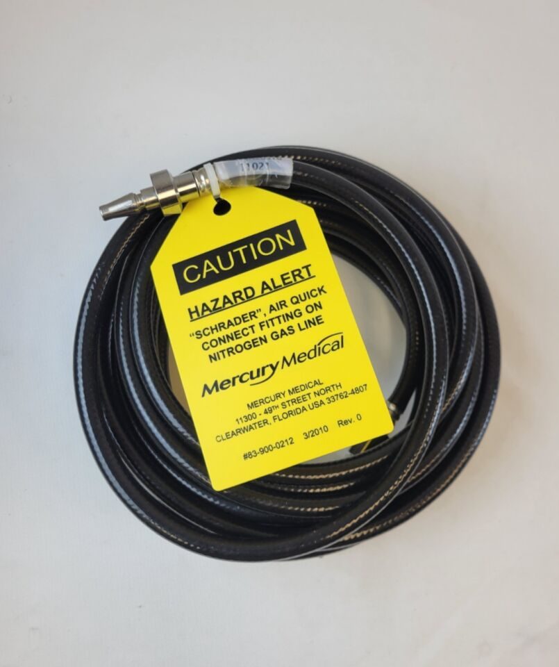 MERCURY MEDICAL 69-4A20310  Low-Pressure Nitrogen Hose Assembly, Schrader Style