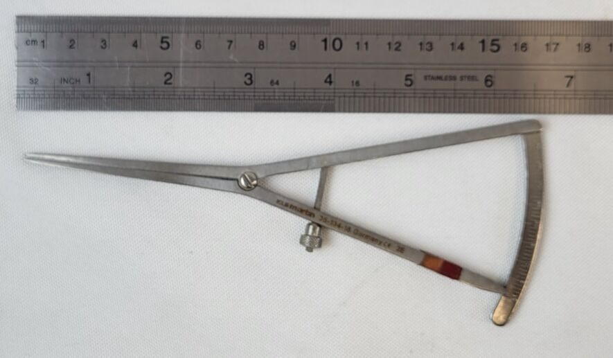 KLS MARTIN 35-134-18 Castroviejo-Epker Caliper, Straight, 0 mm to 40 mm — photo 7