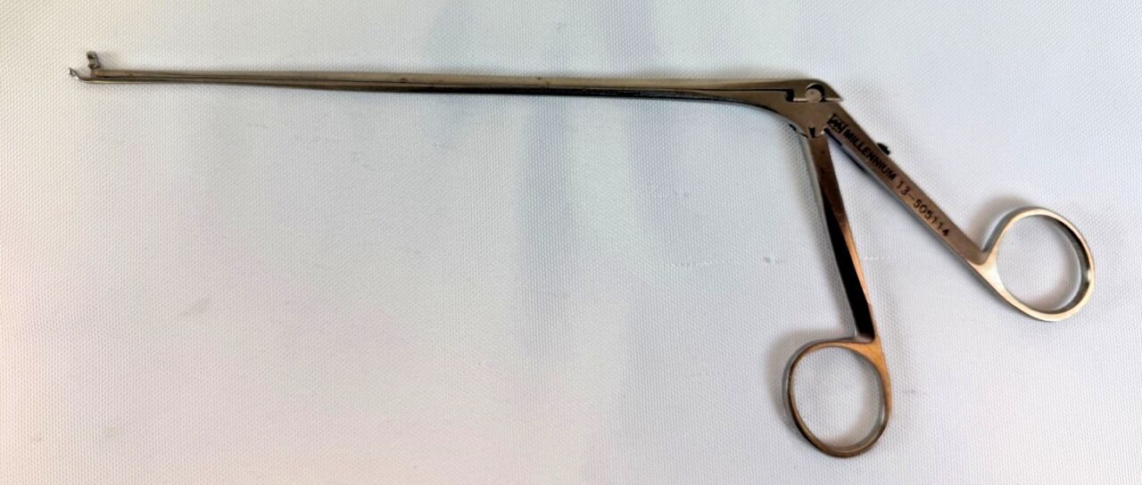 MILLENNIUM SURGICAL 13-505114 Jackson Laryngeal Biopsy Cup Forcep 2mm Upbite ENT — photo 1