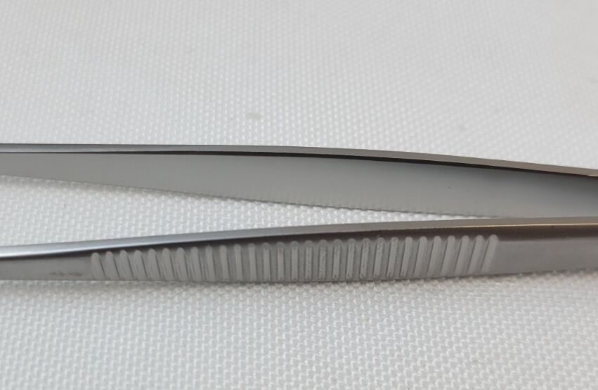 JARIT 130-165 Tissue Forceps Stainless Steel Straight 1x2 Teeth 6" — photo 3