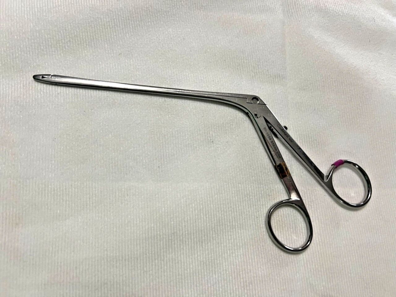 CODMAN 80-1654 Williams Discectomy Forceps 2mm Bite Single Tooth 5-1/2" Length