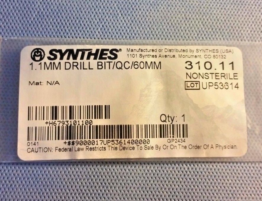 SYNTHES 310.11 Drill Bit — photo 2