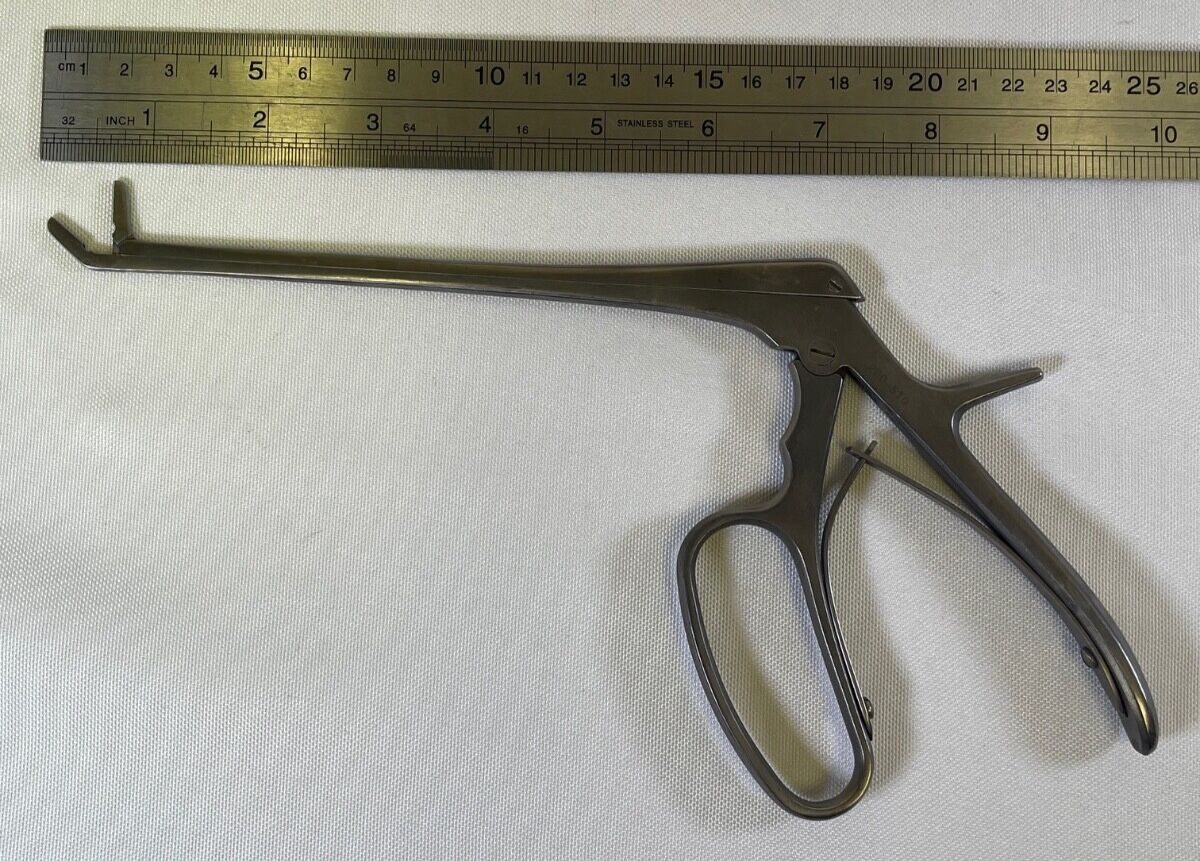 JARIT 280-510 Ferris-Smith IVD Rongeur 2mm x 10mm Bite 30deg Up Jaw 7" Shaft Neuro — photo 9