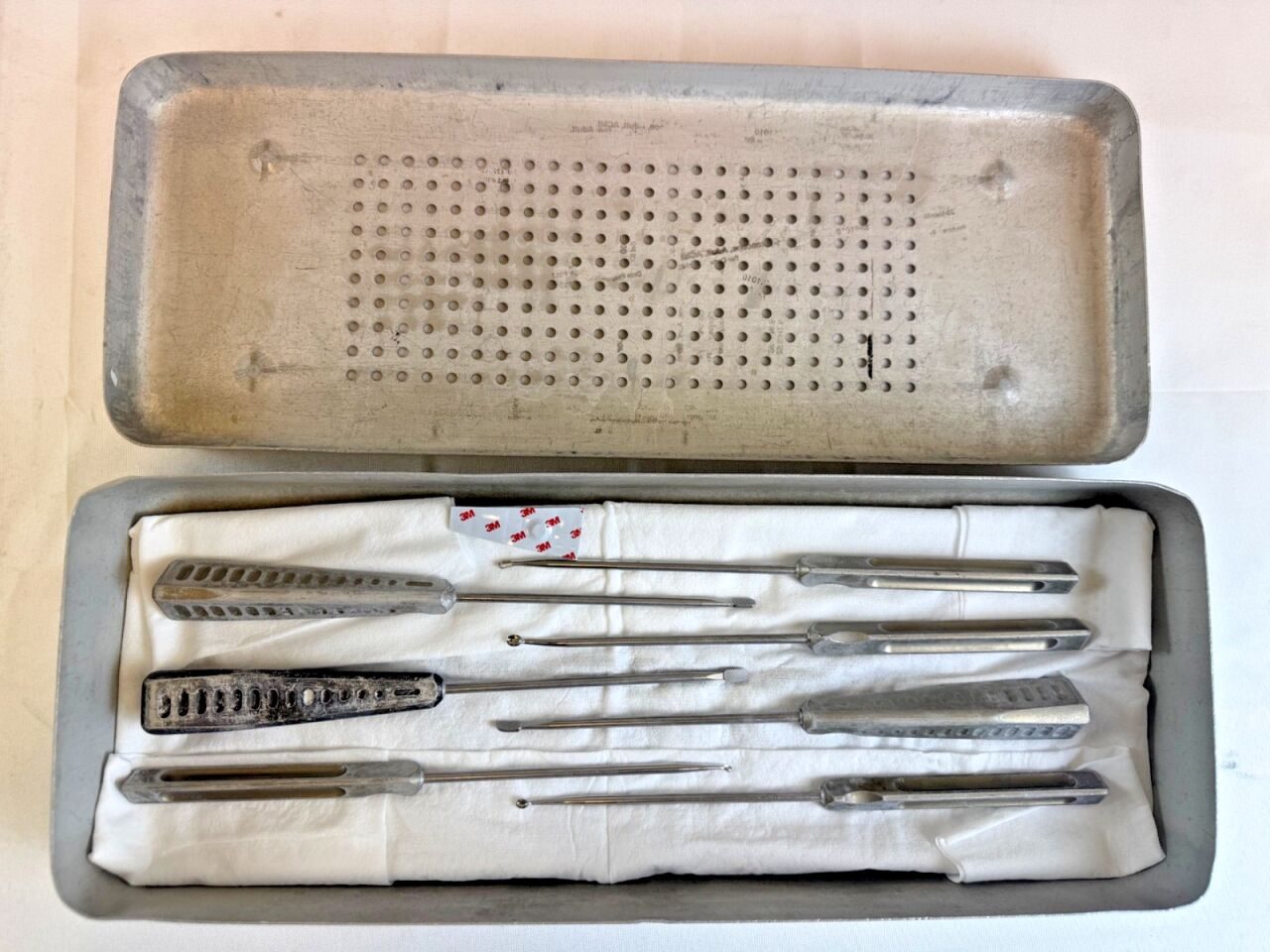 LINVATEC Arthroscopic Rasp Curette w/ Case 7 Piece Set