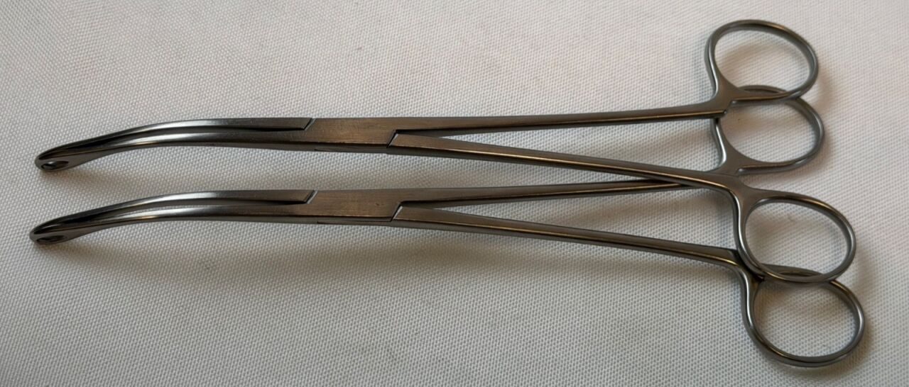 MILTEX 14-86 Pair of Blake Gall Stone Forceps Curved 8.25" 207mm — photo 6