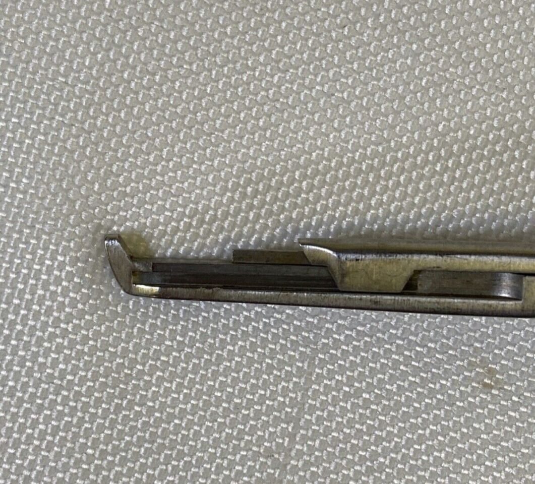 BUXTON 854 Handle w/ 5412 1mm Shaft 9" x 40deg Up Kerrison Rongeur w/ Ejector — photo 6