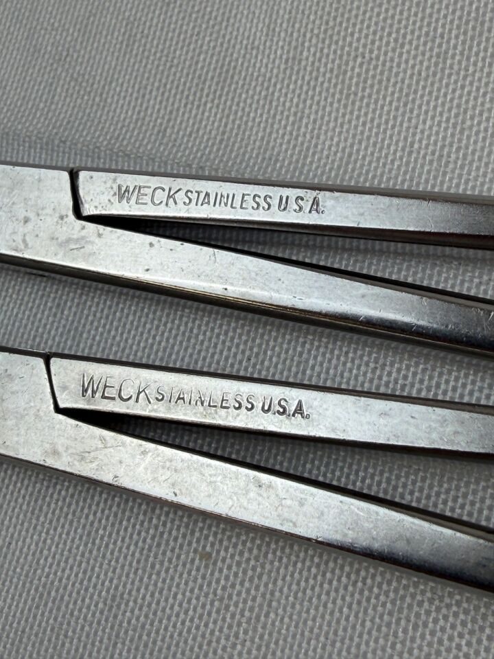 PILLING WECK 496110 Lahey Dissecting Forceps Strong Curve Serrated Jaws — photo 2