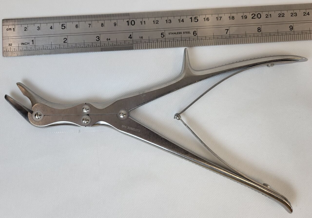 CODMAN  Stille-Luer Duckbill Bone Rongeur Curved Double Action — photo 6