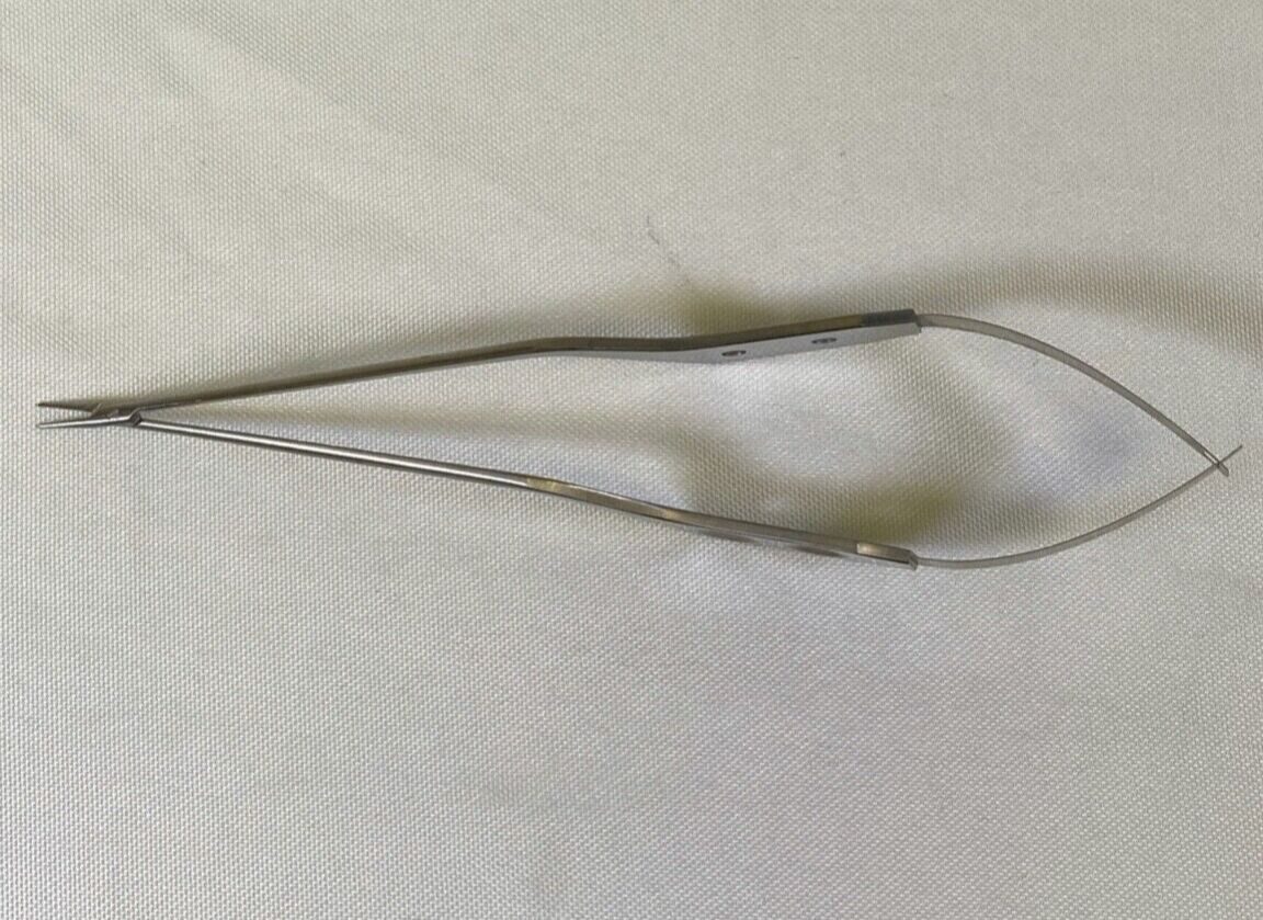 AESCULAP FD092R Micro Form Bayonet Needle Holder 80mm Shaft 200mm Length Neuro — photo 3