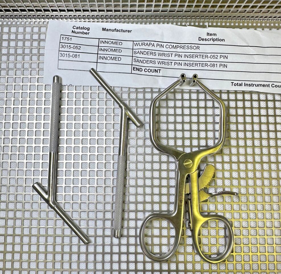 INNOMED 1751 Wurapa Pin Compressor 3015-052/081 Sanders Inserters Pin Retractor and Compressor Set — photo 6
