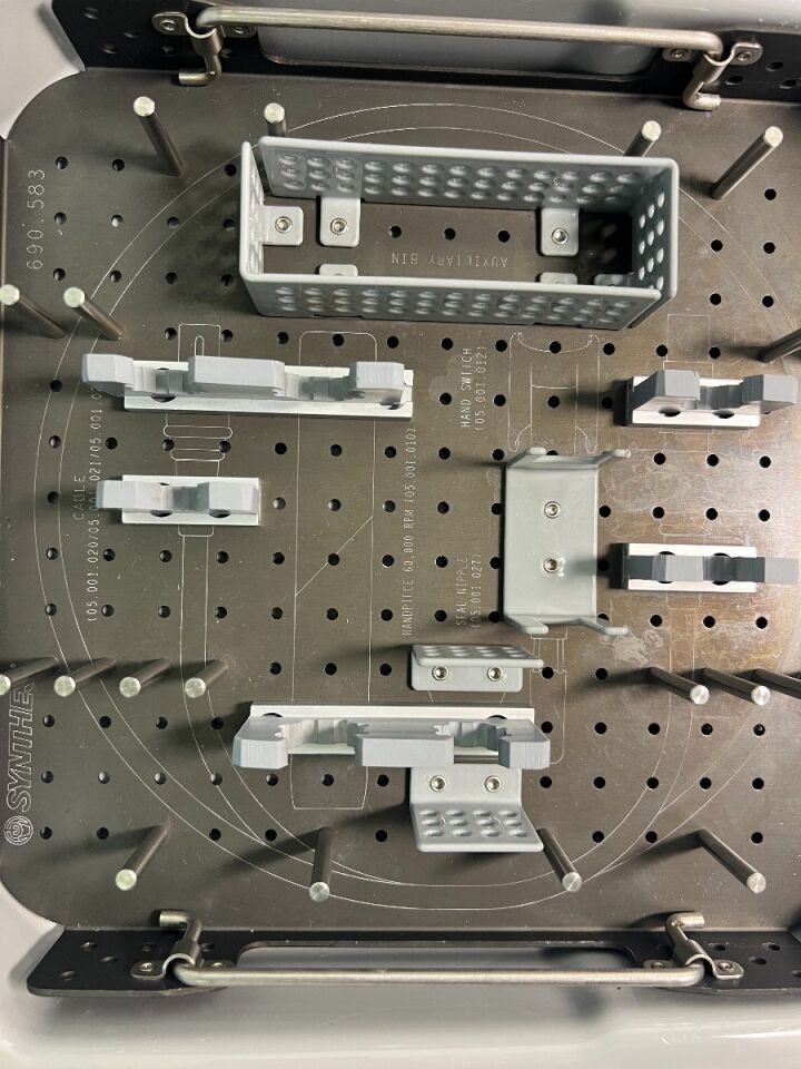 SYNTHES Various Neuro Fixation System Sterilization Tray — photo 5