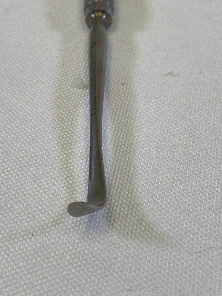 W. LORENZ 01-7815 Obwegeser Periosteal Elevator Straight & Curved Ends 21.5cm — photo 7