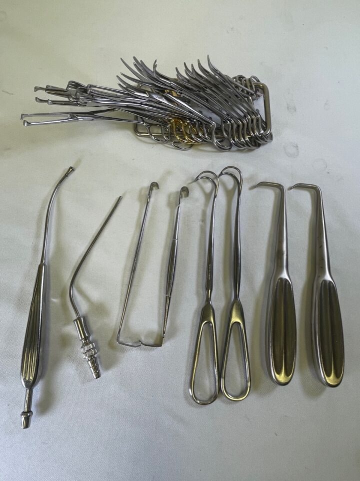PILLING WECK  27 Piece Thyroid Instrument Tray w/ Sterilization Pan ENT — photo 11