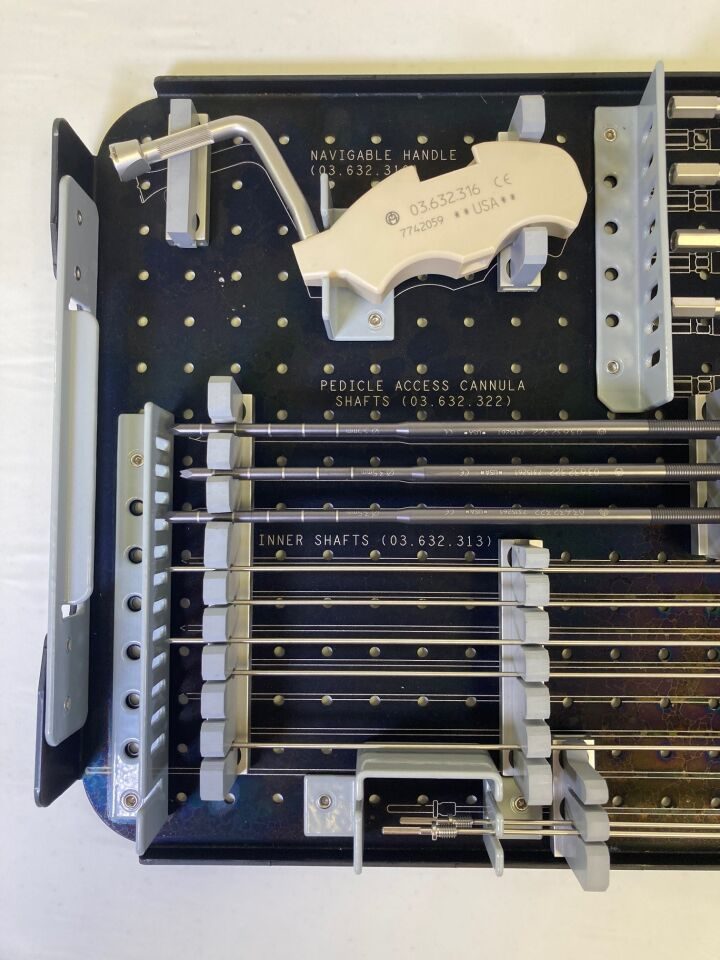 SYNTHES  Spine Pedicle Prep Navigated Cannulated Instruments Set — photo 3