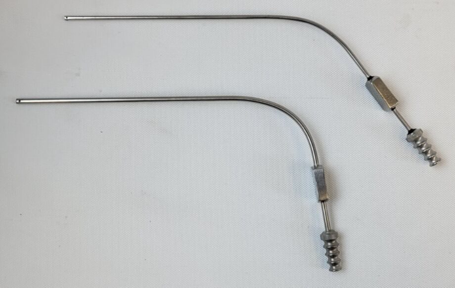 V. MUELLER NL9708-007 & NL9708-009 McCulloch 5" 7/9 Fr Set of 2 McCulloch Suction Tubes