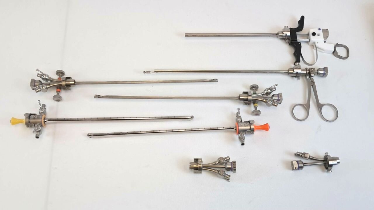 CIRCON ACMI Elite Series 8 Piece Cysto Instrument Set Sheaths Obturators Bridges — photo 2