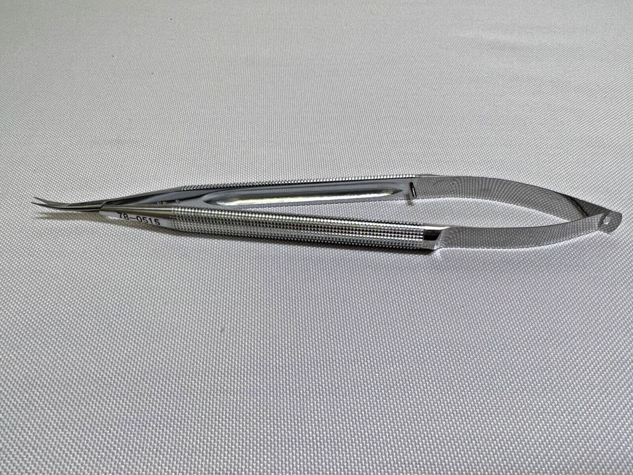 SSI ULTRA 78-0515 Micro Needle Holder Curved Sharp Tips, 7" Length