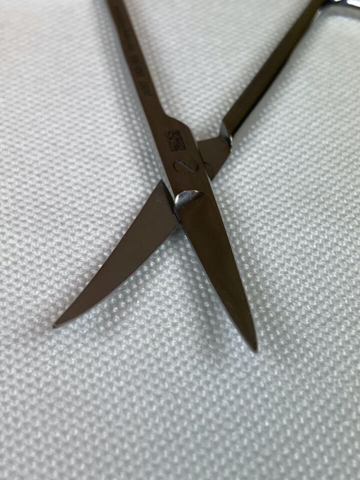 JARIT 360-105 Iris Scissors Delicate Sharp/Sharp Curved Blades L: 3 5/8" Mirror — photo 8